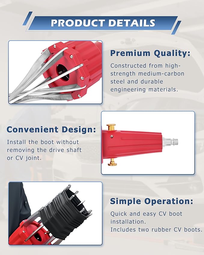 DAYUAN 15PCS Pneumatic Air Power CV Joint Boot Expander Install Installation Removal Tool