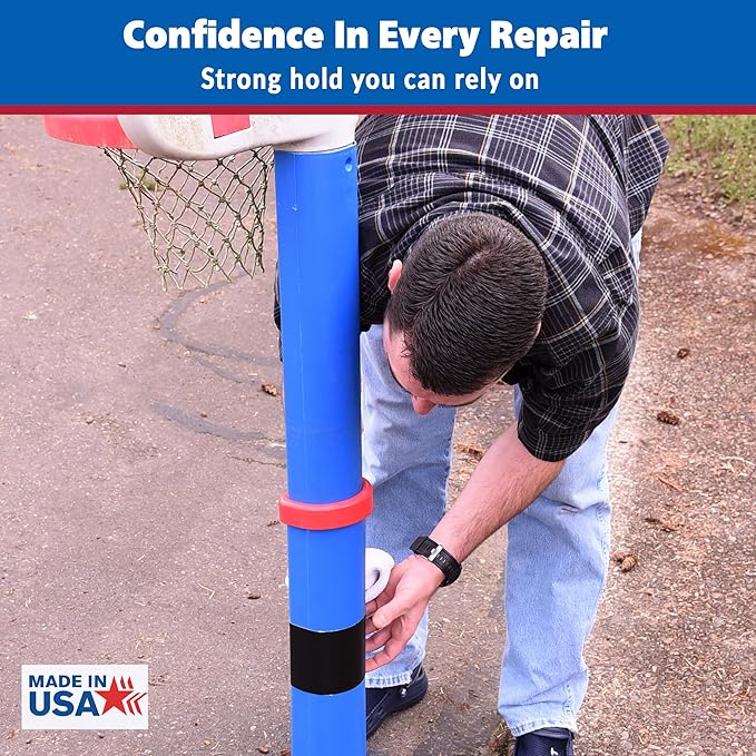 Made in USA – Black Butyl Waterproof Repair Tape | Heavy-Duty Roof Patch & Leak Seal | Flexible, Weatherproof Butyl Sealant Tape for Cracks, Gutter, RV & Roofing Repairs | 4 Inch x 5 Feet