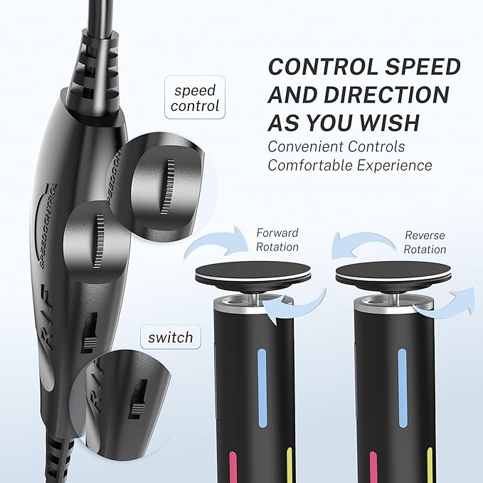 Electric Foot Filer-Electric Callus Remover for Feet,Professional Foot File Pedicure Tool with 80 Sandpaper Discs,High Speed Adjustable,Painless Dry Cracked Heel Care for Home Spa & Salon (Black)