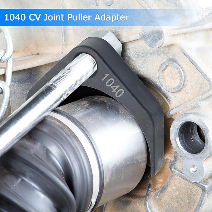 Efficient 1040 CV Joint Puller Adapter - 63mm Wide Opening, Carbon Steel Inner Axle Removal Tool, Front Wheel Drive Axle Pulley Attachment Adapter