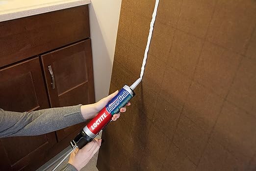 Loctite Power Grab Tub Surround Construction Adhesive, 9 fl oz Cartridge, 1 Pack