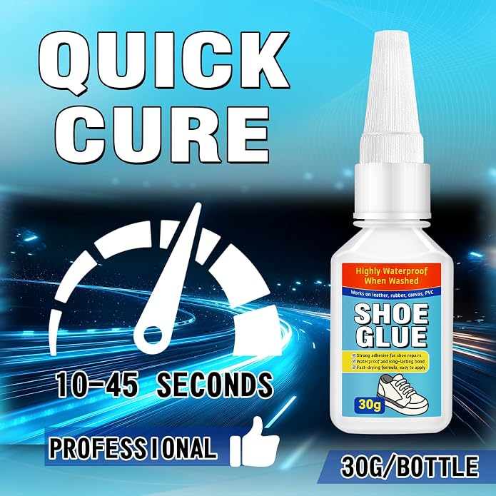 Shoe Glue,30g Heavy Duty Shoe Glue Sole Repair for Boots,Sneakers,Leather,Waterproof and Strong Adhesive for Repair