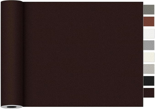 Leather Repair Tape,16 x60 Inches Self Adhesive Leather Repair Patch，Leather Repair Kit for Furniture，Couches,Car Seats,Cabinets,Handbags(Dark Brown)
