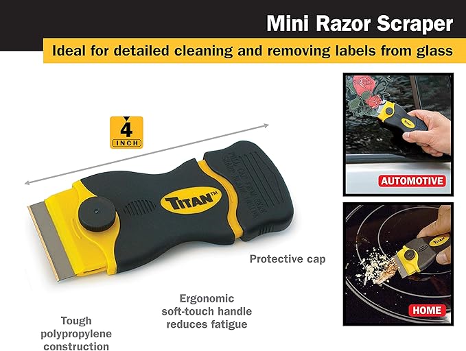 Titan 17002 2-Piece Multi-Purpose and Mini Razor Scraper Set