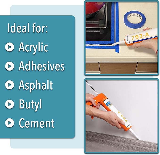 Bates - Caulking Gun, 10:1 Thrust Ratio, Silicone Gun, Dripless Caulk Gun, Silicone Caulk Gun, Hand Caulking Guns