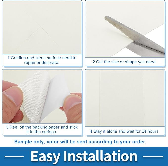 Self Adhesive Leather Repair Patch Strong Stickiness 30"x16" Leather Repair Tape PU Leather White 1 Pcs