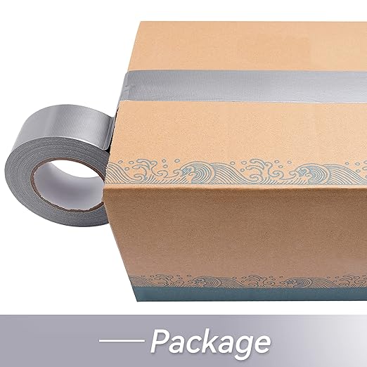 Reniteco Silver Duct Tape- 2 inches x 45 Yards, Waterproof & All-Weather, No Residue, UV Resistant, Heavy Duty for Car, Home & Outdoor Repairs, 3 Rolls