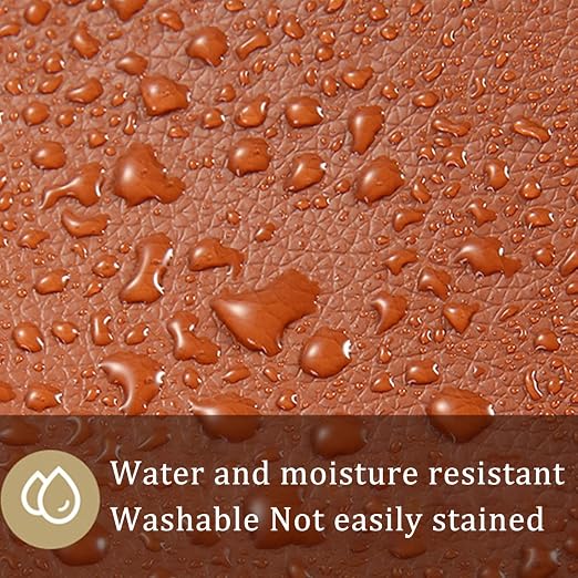 Large Leather Repair Patch for Couches 10 x 20 cm Leather Repair Tape Self,Repair Patch Self Adhesive Waterproof for Couches, Furniture, Kitchen Cabinets, Car Seats Dark Brown