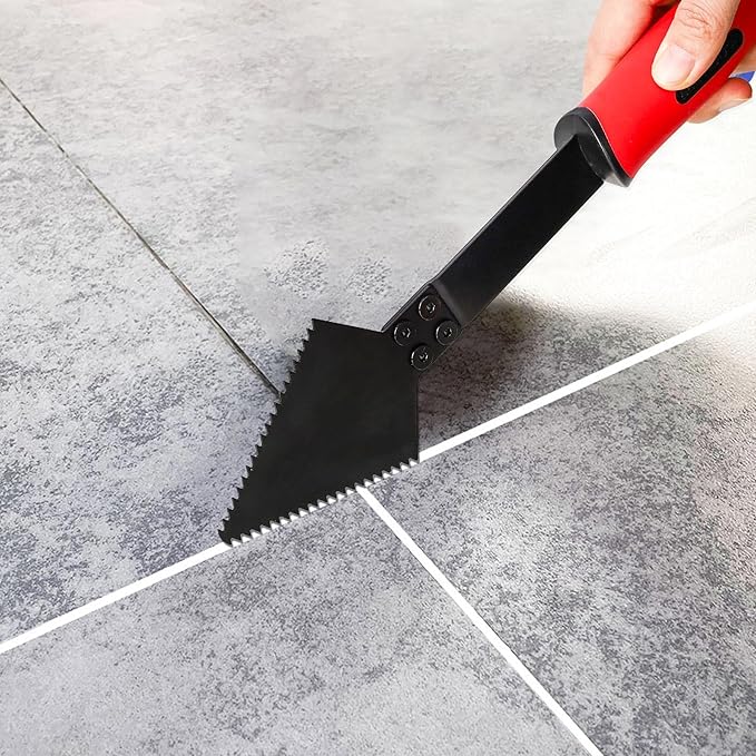 Grout Removal Tool, Tile Grout Scraper Saw, Caulk Remover,Multifunctional Scraper Tool Set with Detachable Blades for for Removing Paint, Wallpaper, Glue, Stains, Putty