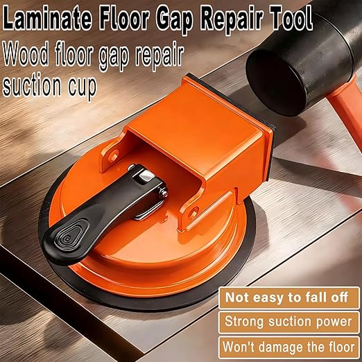Floor Gap Fixer Tool – Heavy-Duty Laminate Floor Repair Tool with Suction Cup, Adjustable Gap Closer for Wood, Vinyl & Tile Flooring, Durable & Compact Flooring Tool