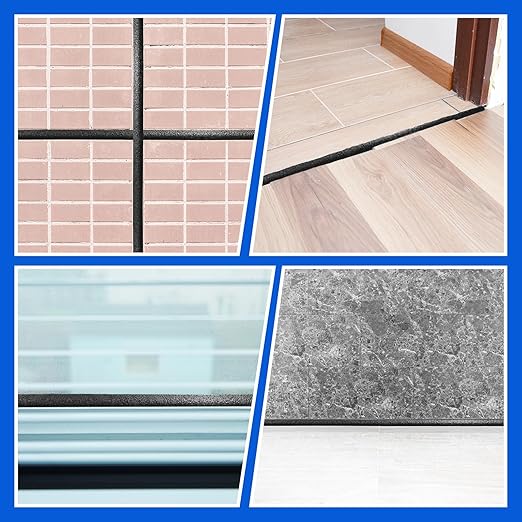 Foam Backer Rod for Gaps Concrete Crack Filler Joints Foam Gap Fillers Caulk Saver Backing Rod Concrete Filler Rope Joint Filler (1/2 Inches x 100 Feet)