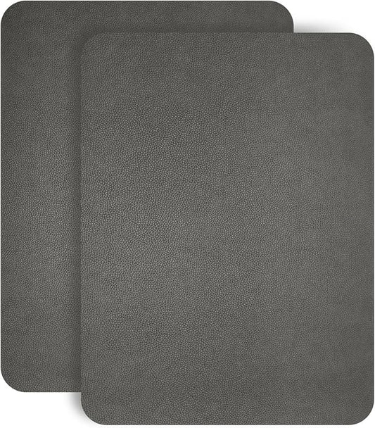 JDLUGH Sofa Leather Repair Patch Tape 8.2x11 Inch2PCS Large Self Adhesive Leather Sofa, Car Seat, Leather Furniture, Vinyl Repair Patch Kit (8.2x11 Inch, Grey3.0)