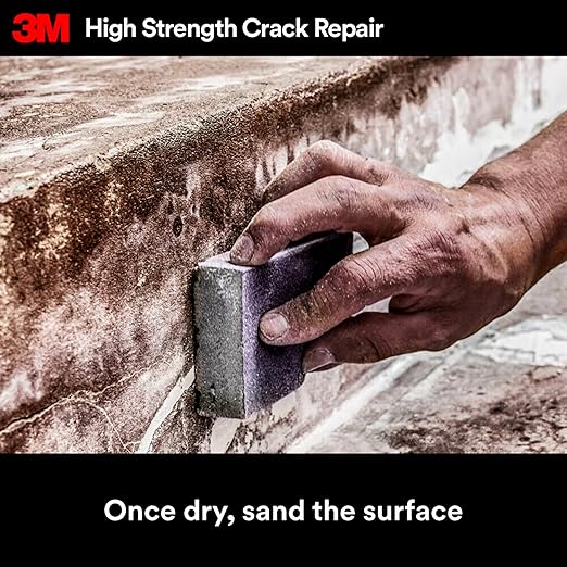 3M High Strength Crack Repair, 7 oz, Wall Crack Repair, Squeeze Tube for Easy Application Directly Into Cracks & Fractures, Repairs Damaged Areas on Walls & Ceilings (CR-7-SQ) (Pack of 2)