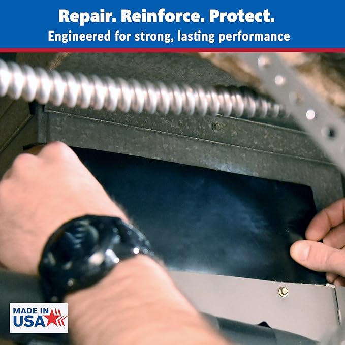 Made in USA – Black Butyl Waterproof Repair Tape | Heavy-Duty Roof Patch & Leak Seal | Flexible, Weatherproof Butyl Sealant Tape for Cracks, Gutter, RV & Roofing Repairs | 4 Inch x 5 Feet