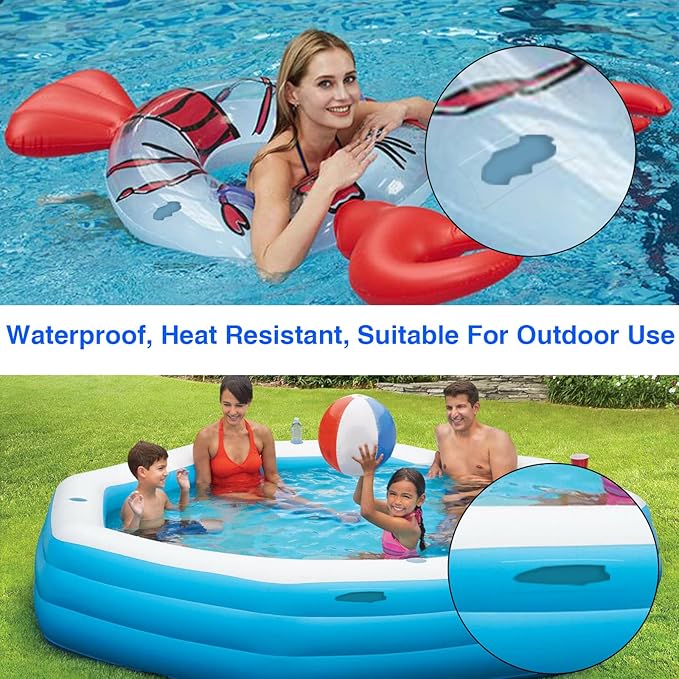 7ft Inflatable Repair Patch Kit for Bounce House, Pool, Tent, Canvas, Canopy, Pool Floats, Air Mattress, 3.15 in x 7 ft Roll, Waterproof