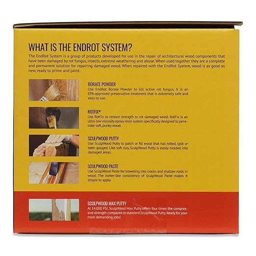 System Three SculpWood Putty Epoxy Filler Putty, 2 Gal, Brown
