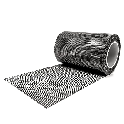 SANKEMU Screen Repair Tape, Extra Wide 16FT, Black, Adhesive & Waterproof, Fiberglass, fix for Screen Door and Window Screen, (4 INCH X 16.5 FT)