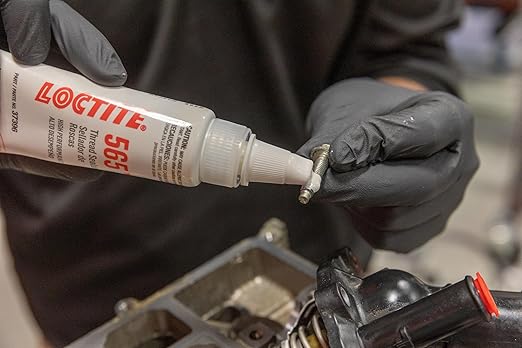 LOCTITE 565 Automotive White Thread Sealant - General Purpose, High Viscosity, Rapid Cure, Replaces Tapes & Pipe Dopes - 50 ml, 1 Pack