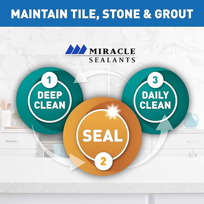 Miracle Sealants 511 Porous Plus Premium Countertop, Stone, and Tile Sealer, Quart