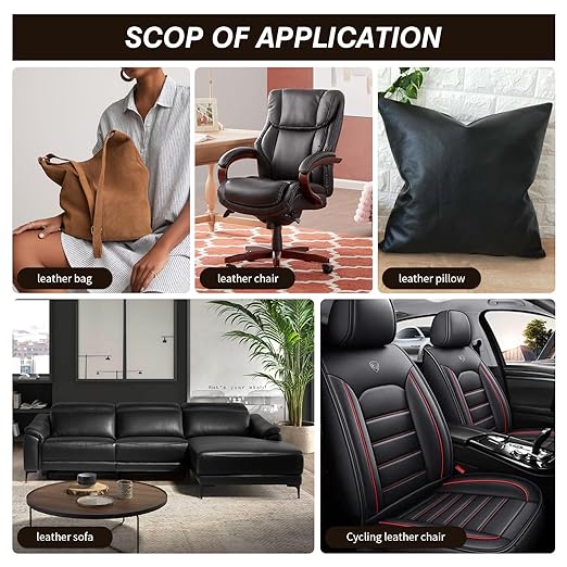 BSZHTECH Leather Repair Tape Self-Adhesive Leather Repair Patch for Couch Furniture Sofas Car Seats Advanced PU Vinyl Leather Repair Kit(Coffee, 3.9X79 inch)