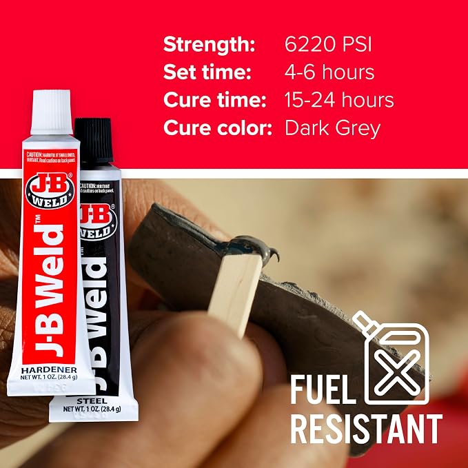 J-B Weld 8265S Original Cold-Weld Steel Reinforced Epoxy - 2 oz.