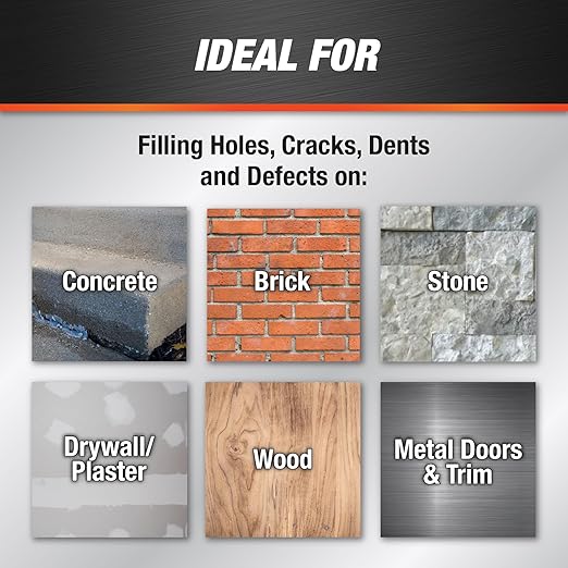 DAP Concrete and Mortar Repair, Gray, 32 oz (7079834611)