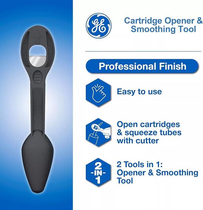 GE Cartridge Opener and Smoothing Tool, Black, 1 Piece Tool, 1 Pack