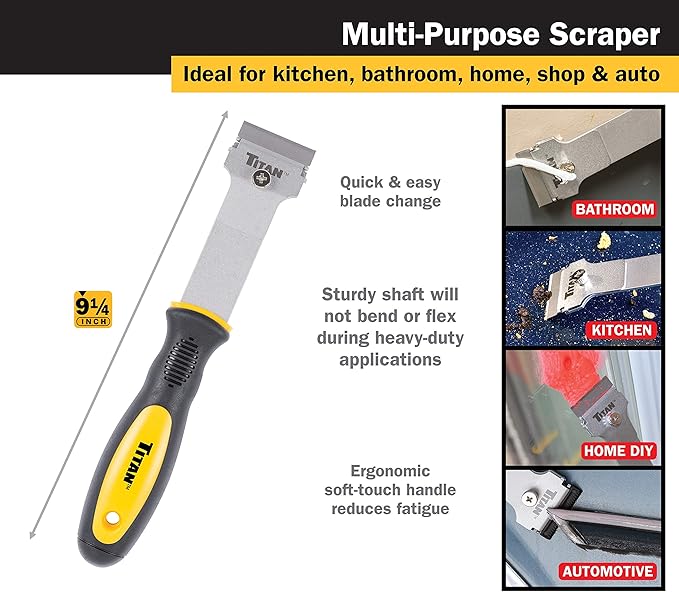 Titan 17002 2-Piece Multi-Purpose and Mini Razor Scraper Set