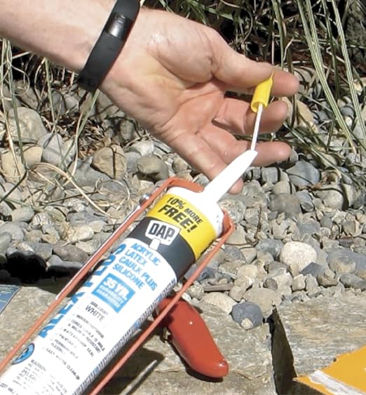CCY Caulk Saver Series, Reusable Caulk Tube Sealers with Built-in Puncture Pin, 6 Pack