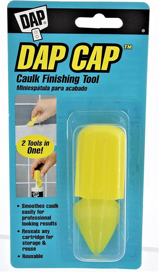 Dap 18570 Dap Cap Caulk Finishing Tool, Yellow - 12 Pack