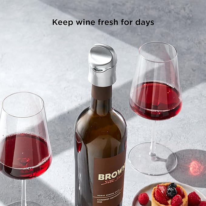 Rabbit Champagne and Wine Sealer, Champagne Preserver, Air-Tight Seal