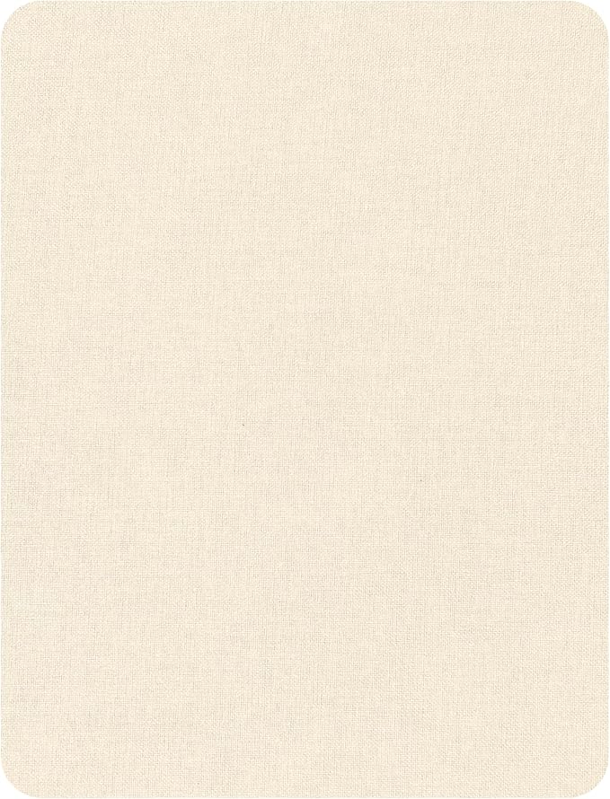 KING MOUNTAIN Fine Linen Repair Patches, Self-Adhesive, Off White, 8" x 11", Multi Color, Can Be Used for Linen Sofa （Off White）