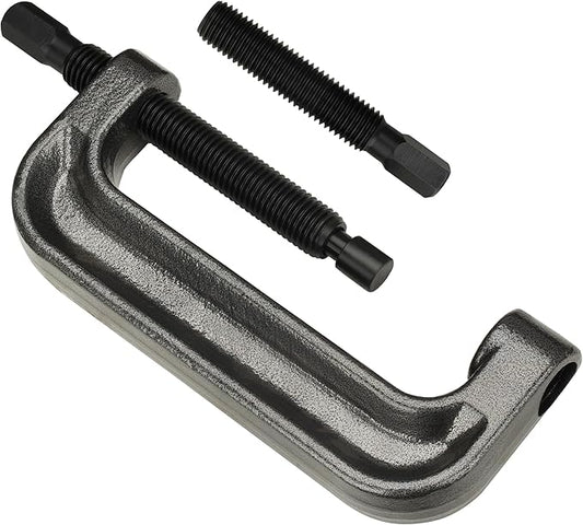 Ball Joint Press Kit, Large C-Frame Press for Ball Joints, U-Joints and Wheel Studs Removes, Brake Anchor Pins Press with 2 Screws