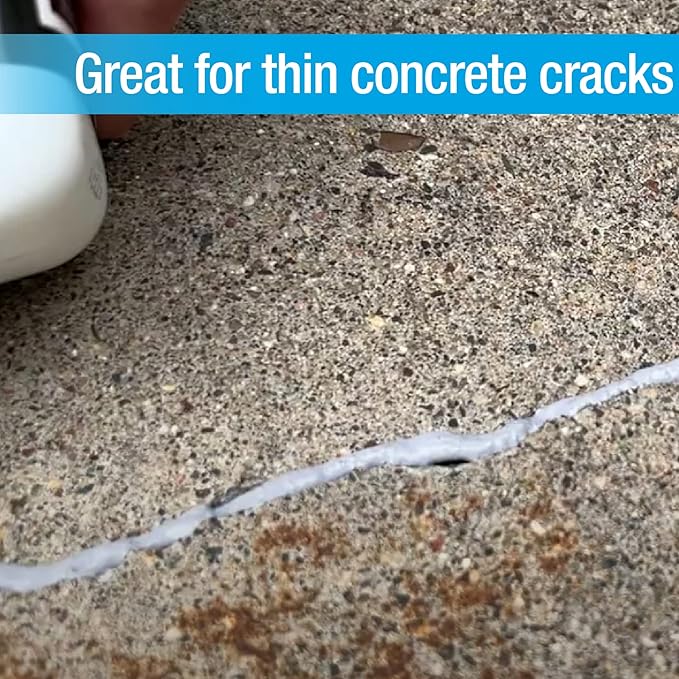 Pourable Gray Concrete Crack Filler (1, Quart)