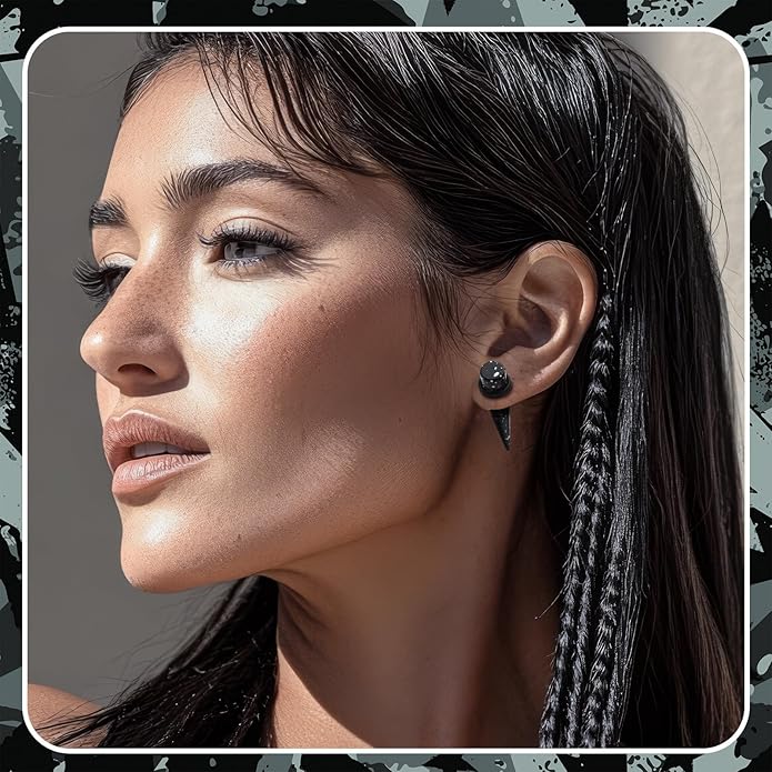 JieyueJewelry 50/54 Pieces Ear Stretching Kit 14G-00G Acrylic Tapers and Plugs + Silicone Tunnels - Ear Gauges Expander Set Body Piercing Jewelry