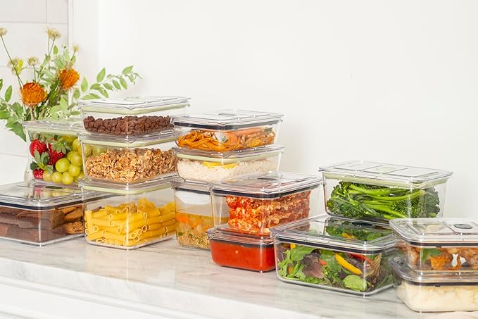 Latchlok Click 10 Piece Food Storage Container Set, Storm