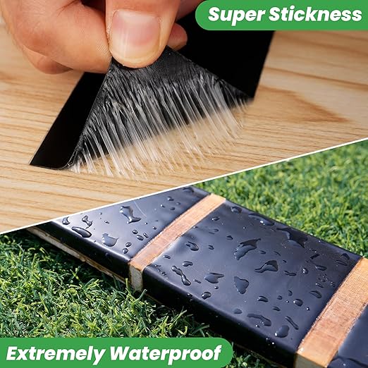 TAPEBEAR Joist Tape 2"×50', Deck Joist Tape Butyl Sealant Joist Flashing Tape for Decking, Waterproof Anti-Corrosion Weather Resistant Tape for Wood Decks Beams Rim, Roof