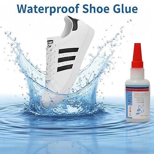 Shoe Glue, 30g (1.1 oz), Shoe Glue Sole Repair,Heavy Duty, Shoe Repair Adhesive for Sneakers, Boots, Leather Shoes, High Heels, Rubber Insoles, Sandals, Waterproof, Quick-Drying