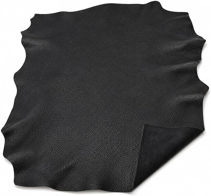 REED Cow Leather, Black 12 X 24 Inches 2 Square Foot | Arts and Crafts
