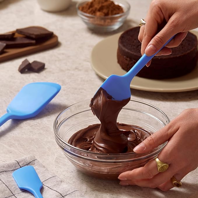 GIR: Get It Right Premium Seamless Spoonula - Non-Stick Heat Resistant Silicone Scraper Spatula - Perfect for Mixing, Serving, Scraping, Stirring, and More - Ultimate - 11 IN, Red