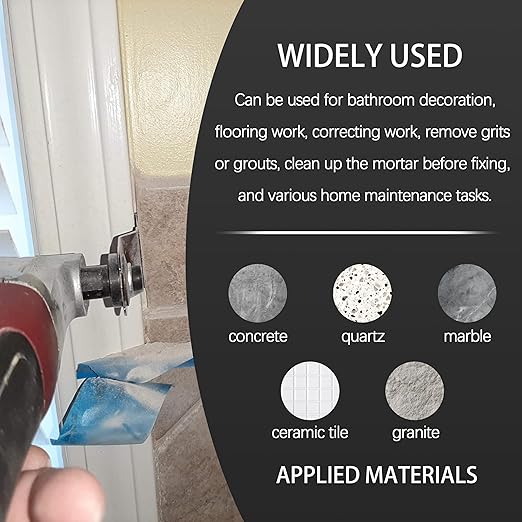 Diamond Flush Cut Oscillating Blade,Carbide Flush Cut Finger Oscillating Blade for Dewalt Oscillating Tools Grout Removal, Cleaning Mortar