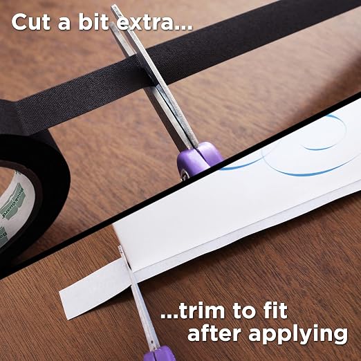 BookGuard 0.75 inch Premium Bookbinding Repair Cloth Tape, 15 Yard Roll, Black