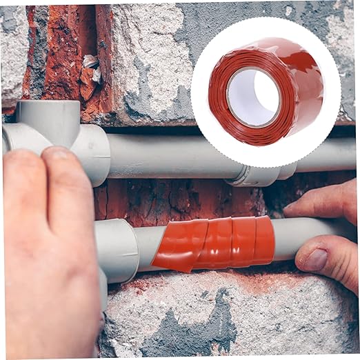 TEHAUX 3pcs Rubberized Seal Tape Mastic Duct Tape for Outdoor Leakproof Repair