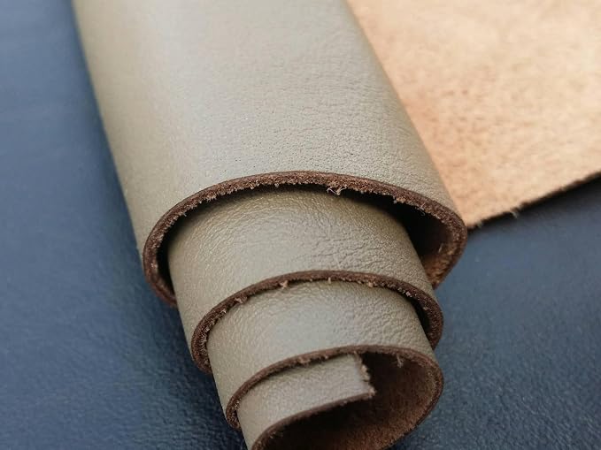 REED Leather HIDES - Cow Skins (100 Square Foot, Taupe) | Arts and Crafts