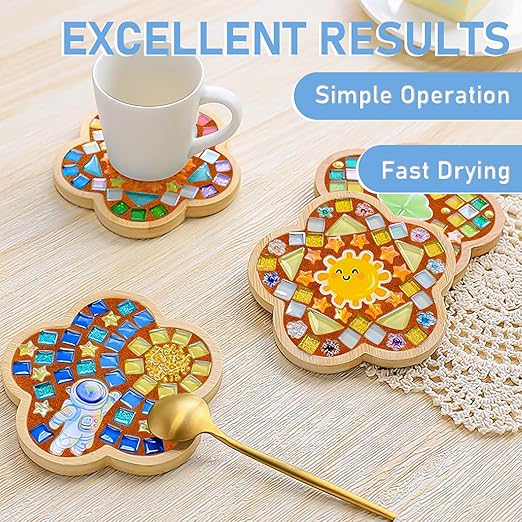 Mosaic Crystal Grout, Mosaics Tile Tools, Mosaic Tile Accessories – Essential for Handmade Grouting and Perfect for DIY Craft Projects (Orange Red, 4.5oz)