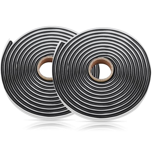 Butyl Sealant Tape, 13Ft Butyl Rubber Sealant Headlight Glue Sealant Rope for Automotive (Car, RV, Marine) for Installing Car Part, Windows, Doors and Windshield etc. 2 Pack