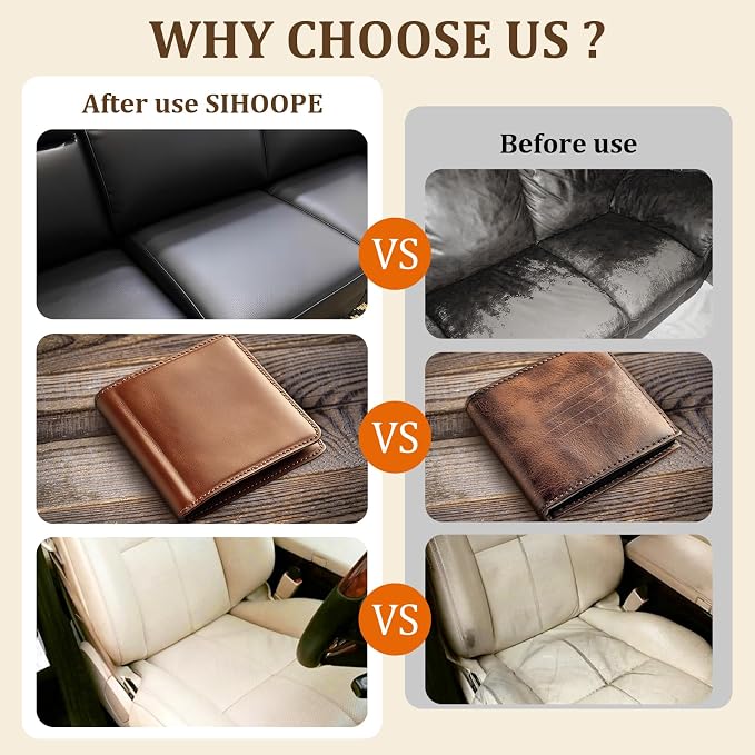 2025 New Advanced Leather Recoloring Balm,Medium Brown Leather Repair Kit for Furniture,Leather Dye Filler,Leather Color Restorer for Couches,Leather Scratch Remover for Car Interior