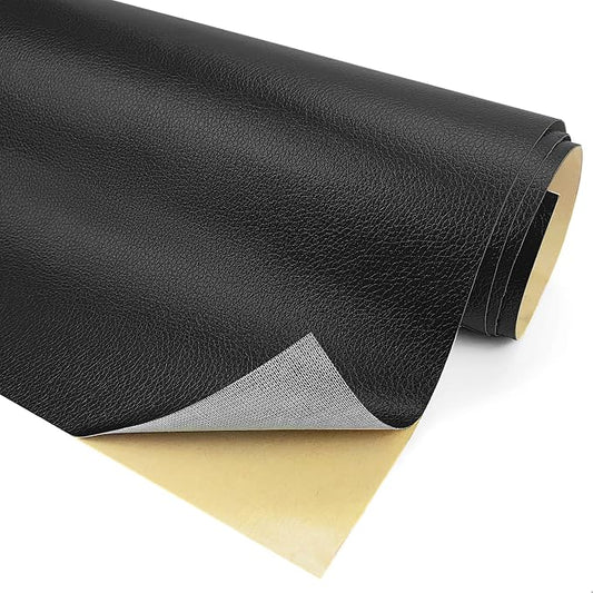 MOJOTORY Leather Repair Patch, Black, 3 x 60 Inches | Soft Touch Leather Repair Tape, Invisible Repair, Large Size, Vinyl Repair Patch for Furniture Couch Sofa Office Chair Seat