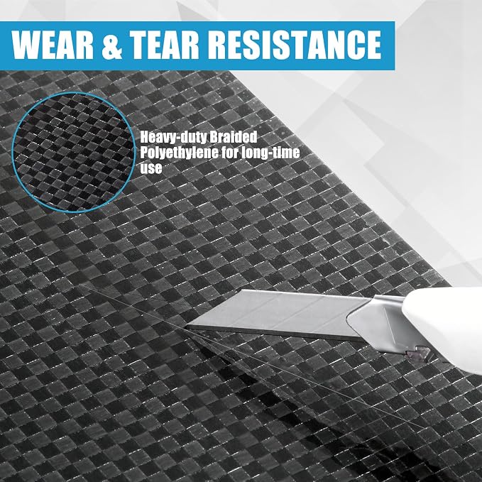 RV Underbelly Material RV Underbelly Tape, 4'' x 20' Waterproof Tape with Permanent Sealing Adhesive for Camper Travel Trailer, Mobile Home, Tear Repair Patch