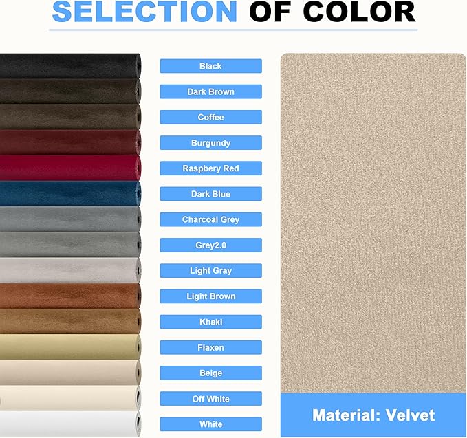 KING MOUNTAIN Couch Fabric Repair Patch, Fabric Patches for Furniture, 4" x 63" Waterproof Velvet Repair Tape for Sofas, Car Seats, Furniture, Upholstery Fabrics and Velvet Goods. （Beige）